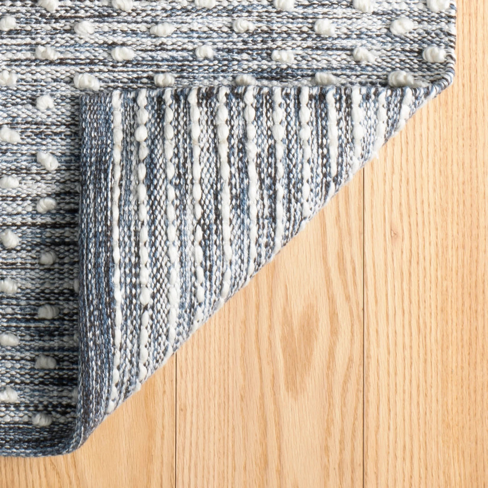 Hobnail Handwoven Performance Rug | Blue