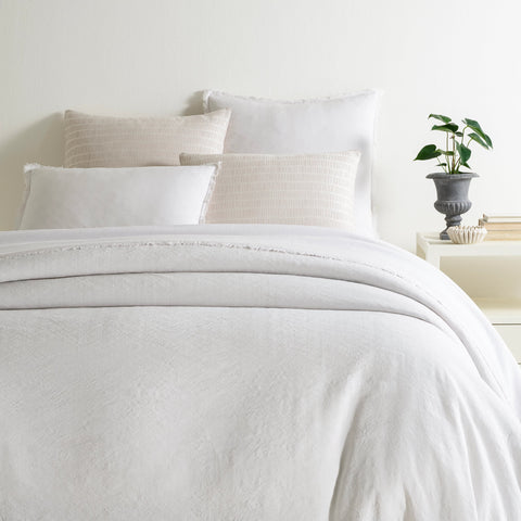 Faye Linen Plaster Duvet Cover