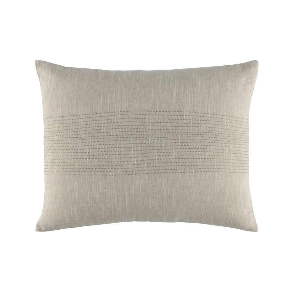 Lane Embroidered Decorative Pillow | Sage