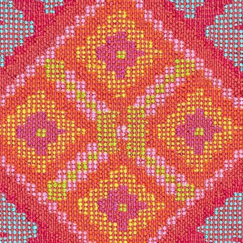 Valencia Kilim Spice Handwoven Indoor/Outdoor Rug Swatch