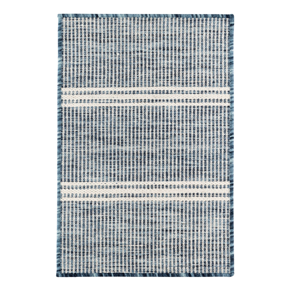 Malta Handwoven Wool Custom Rug | Blue
