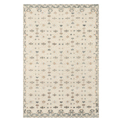 Emory Hand Knotted Wool Rug | Ivory