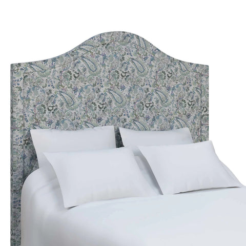 Ines Linen Blue Essex Headboard