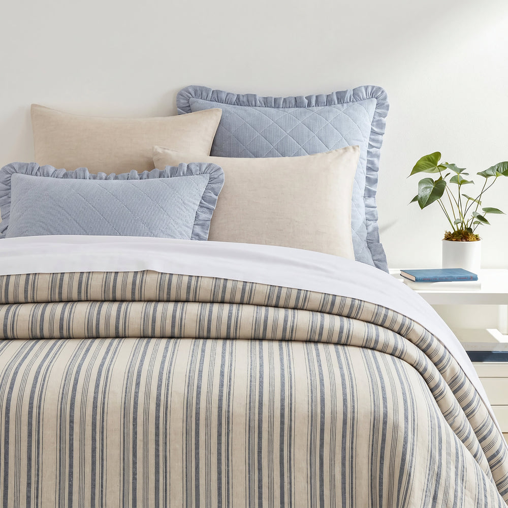 Cape Stripe Blanket | Navy