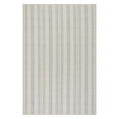 Nexel Striped Farmhouse Rug | Blue