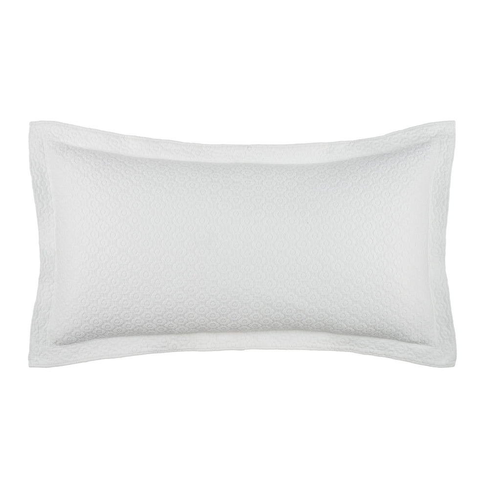 Intaglio Matelasse Sham | White