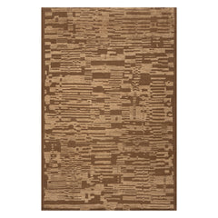 Jex Abstract Bohemian Rug | Brown