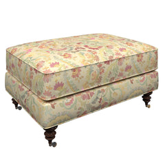 Ines Linen Norfolk Ottoman