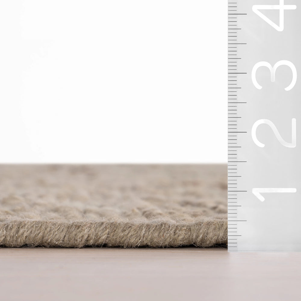 Cullen Hand Woven Wool Rug | Khaki Green