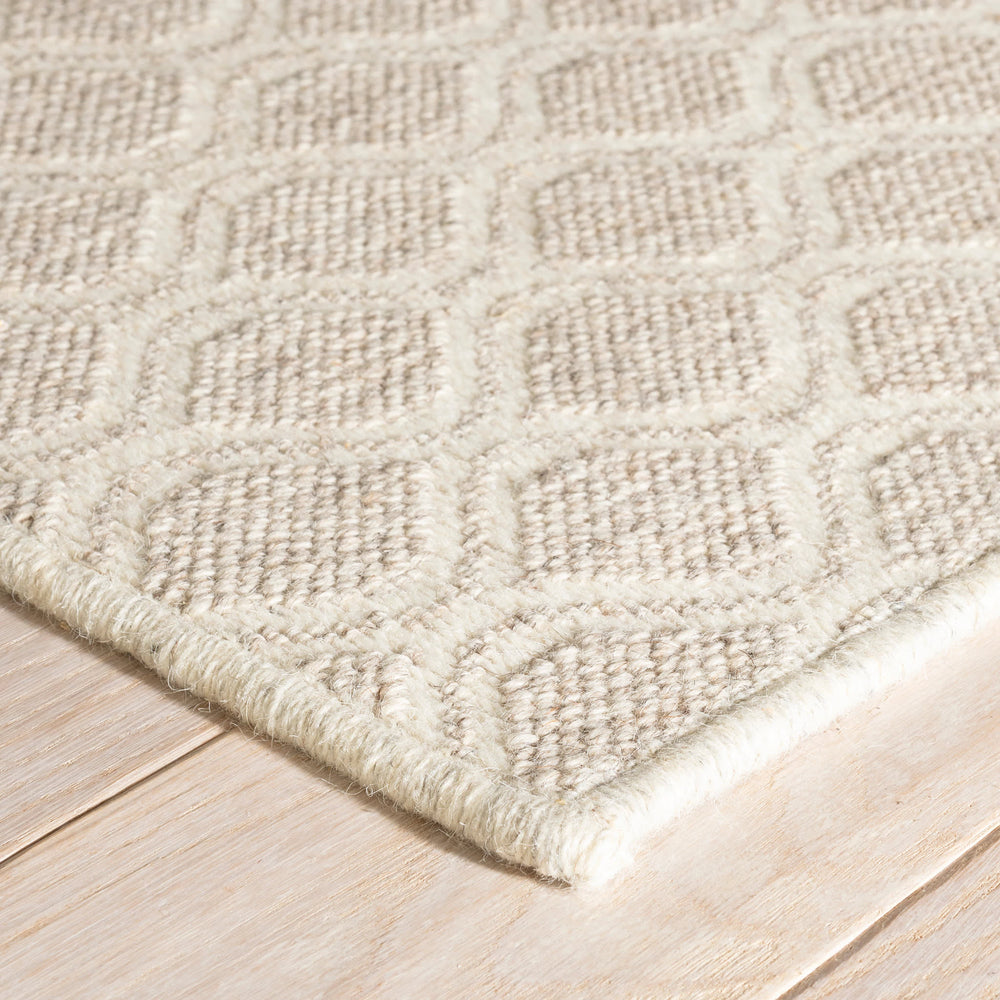 Jude Woven Wool Custom Rug | Dove Grey