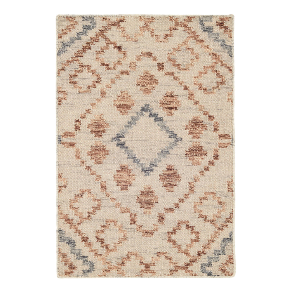 Jelly Roll Handwoven Wool Rug | Sky