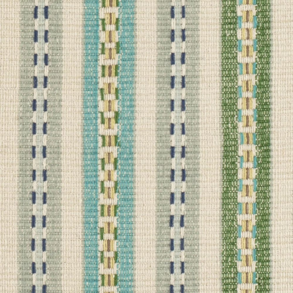 Long Slade Handwoven Cotton Rug Swatch | Teal