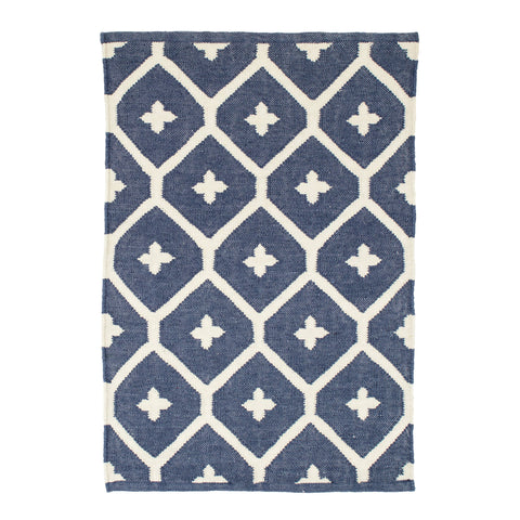 Elizabeth Handwoven Indoor/Outdoor Rug | Navy