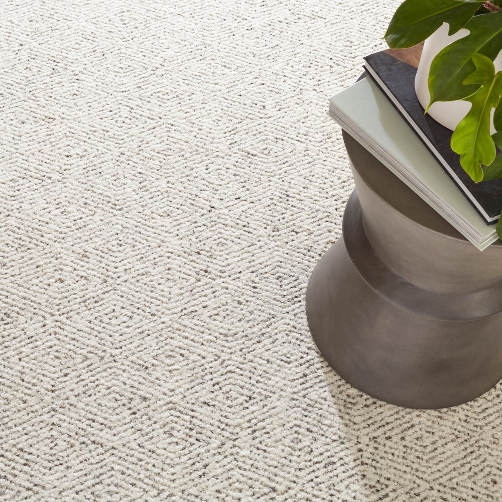 Sutton Woven Wool Custom Rug | Natural