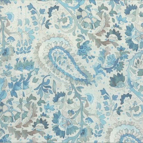 Ines Linen Blue Upholstery Swatch