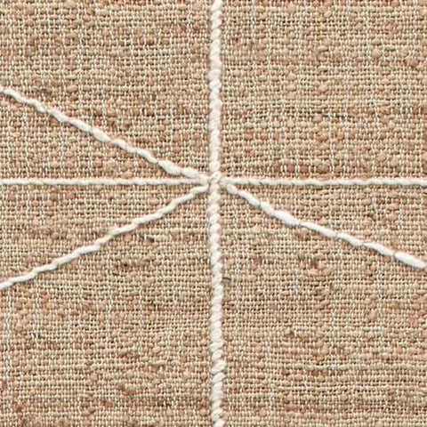 Judson Natural/Ivory Handwoven Jute Rug Swatch