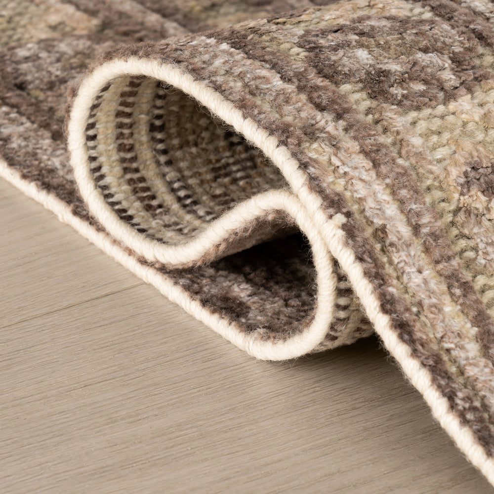 Brynne Hand Knotted Wool-Blend Rug | Rose