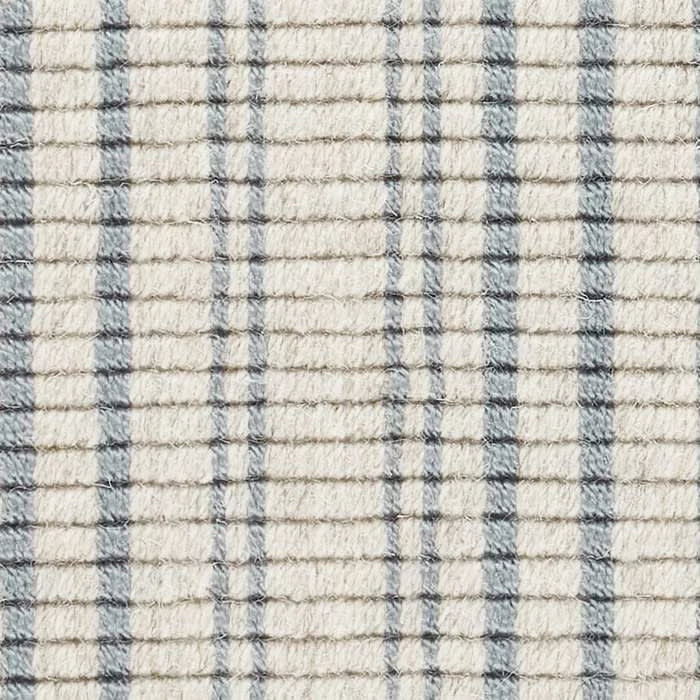 Warren Ticking Woven Wool Custom Rug Swatch | Slate