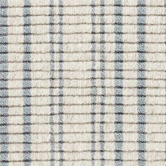 Warren Ticking Slate Woven Wool Custom Rug Swatch