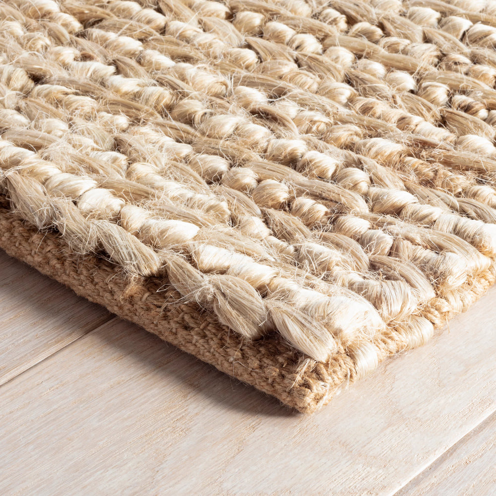 Jute Handwoven Rug | Bleached Oak
