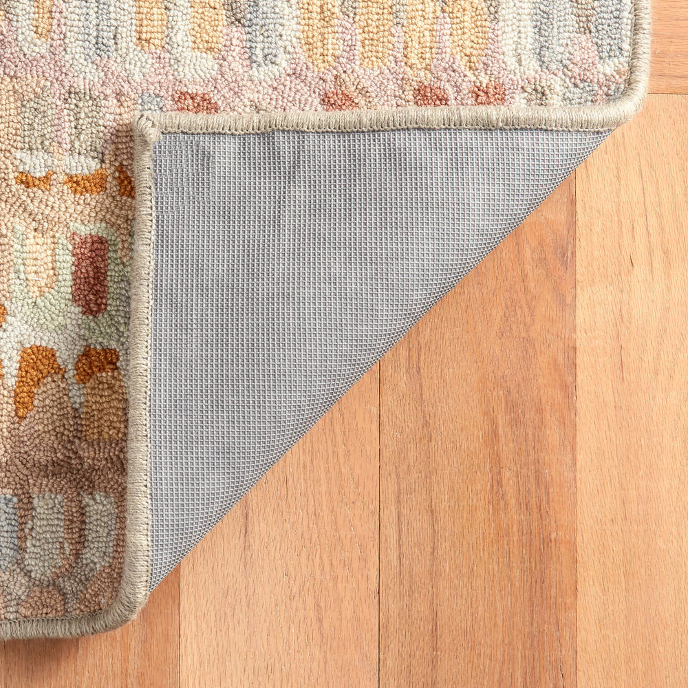 Paint Chip Hand Micro Hooked Wool Custom Rug | Stone