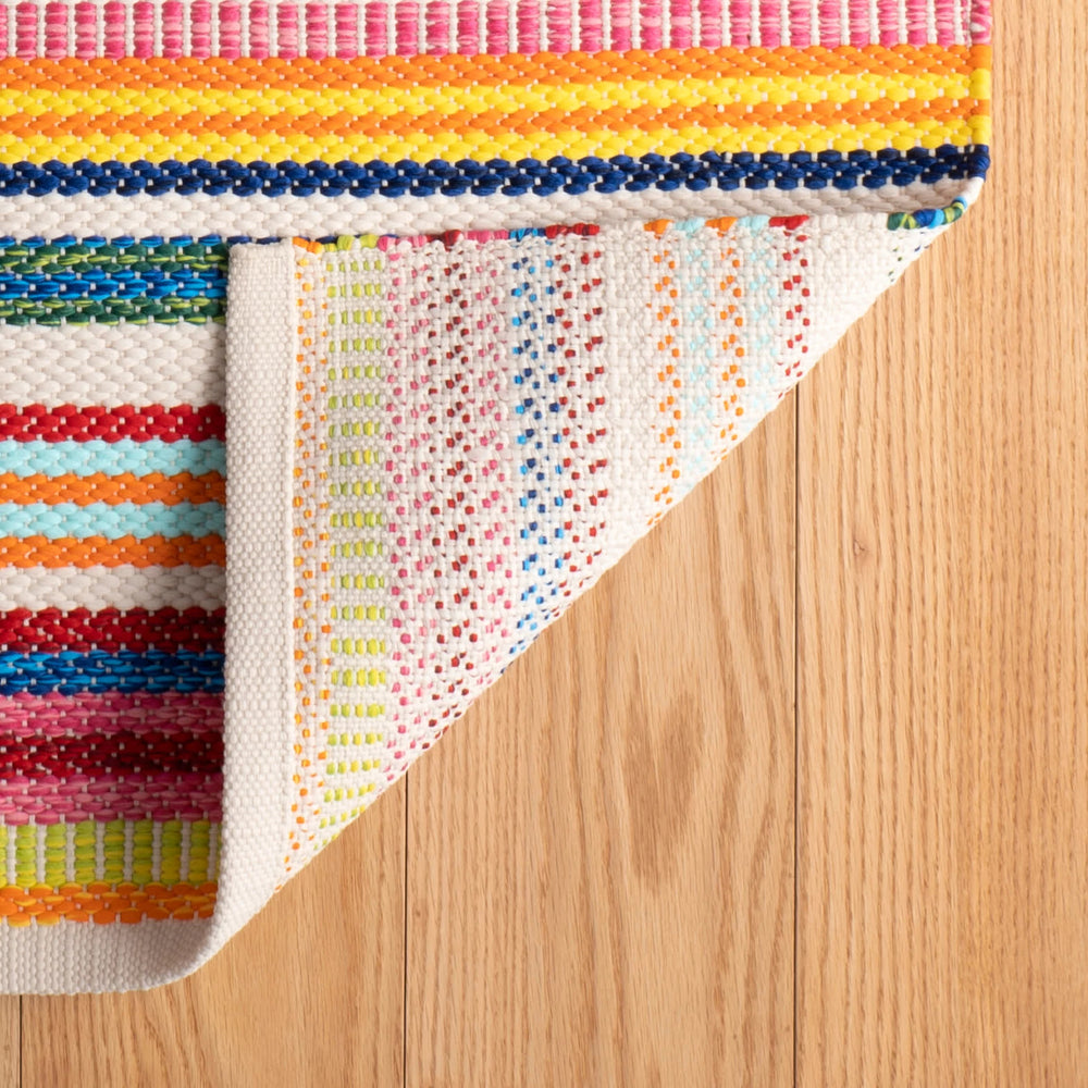 Bright Stripe Handwoven Indoor/Outdoor Rug | Multi