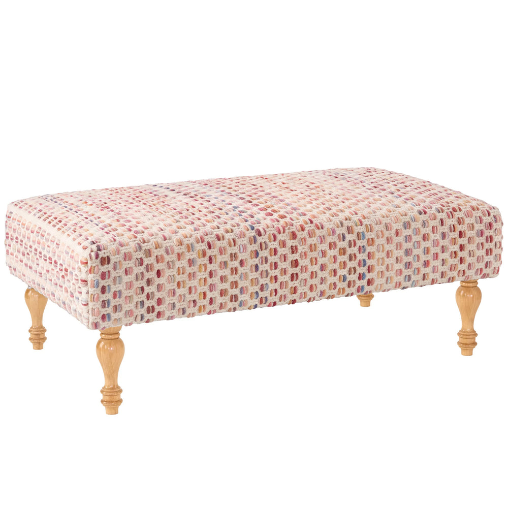 Torrey Rug Ottoman | Multi