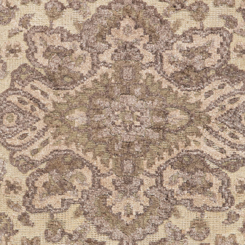 Brynne Hand Knotted Wool-Blend Rug Swatch | Rose