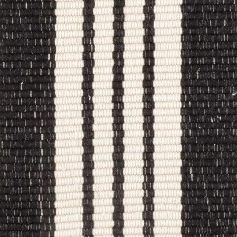 Birmingham Black Handwoven Indoor/Outdoor Custom Rug Swatch