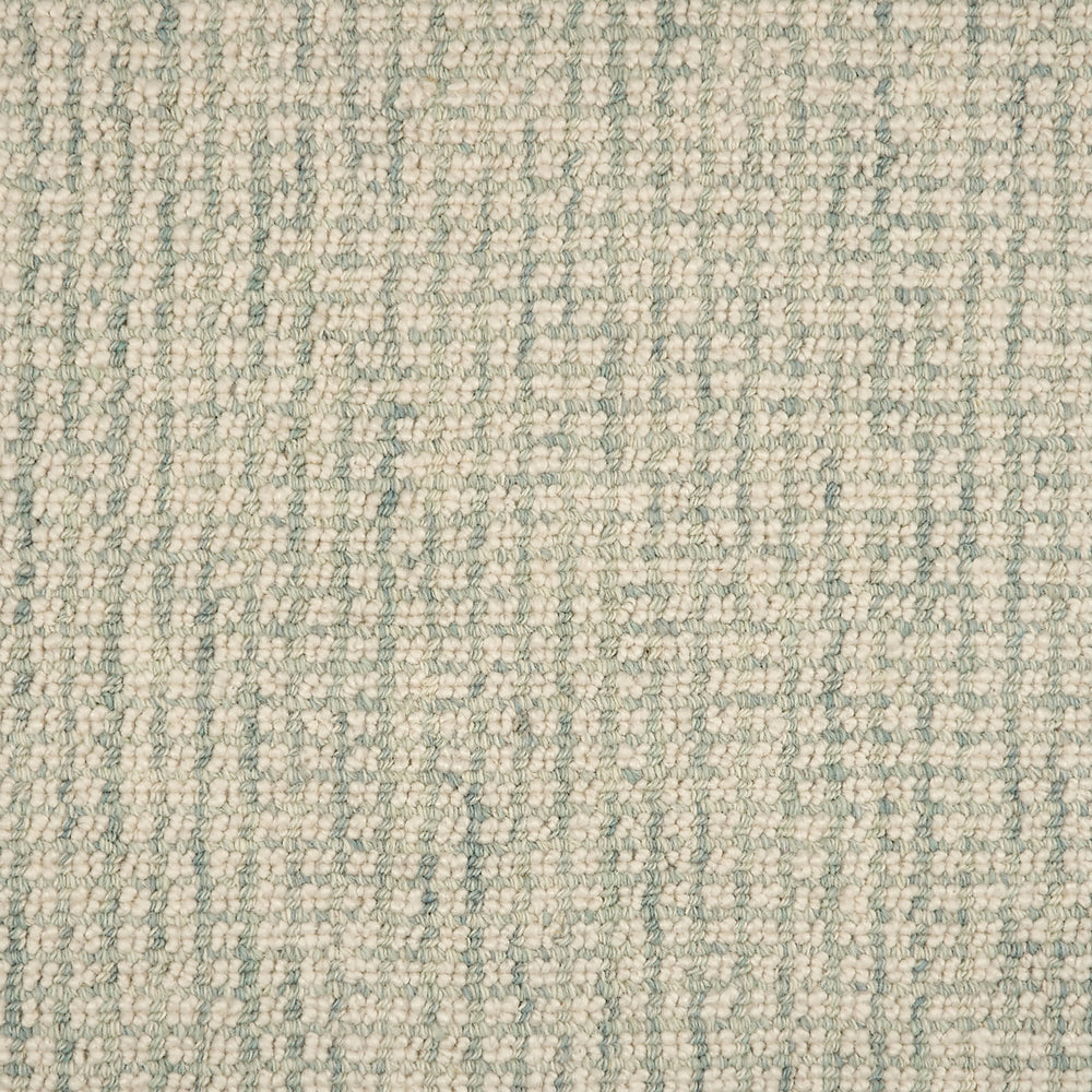 Yadira Geometric Woven Wool Custom Rug Swatch | Green
