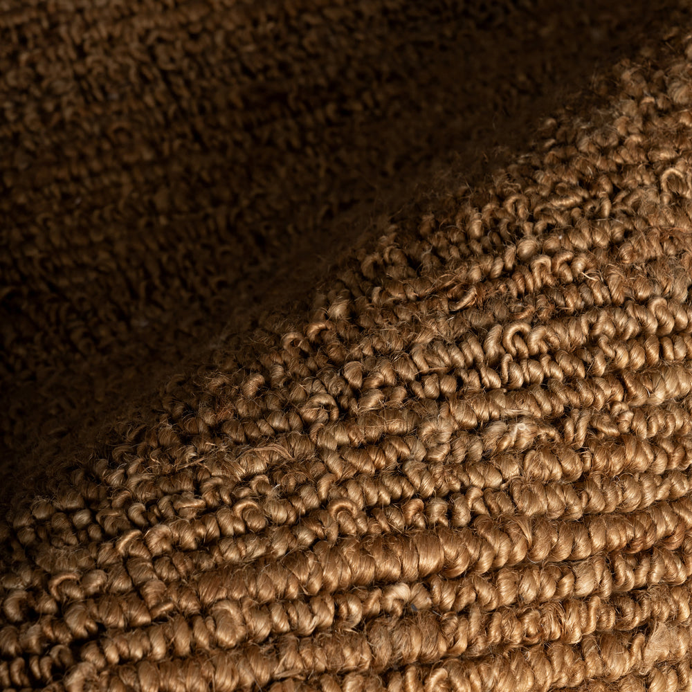 Varnu Textured Handmade Jute Rug | Natural