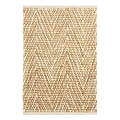 Meghan Ivory/Natural Handwoven Jute Rug