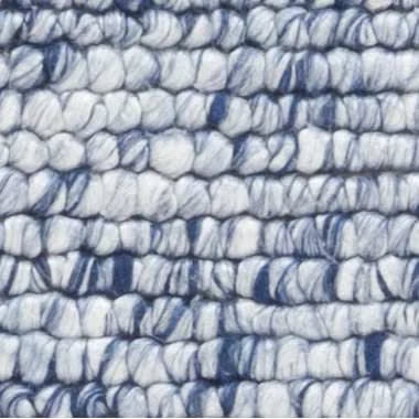 Niels Handwoven Woolviscose Rug Swatch | Navy