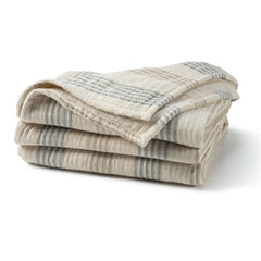 Breeze Stripe Blanket | Blue