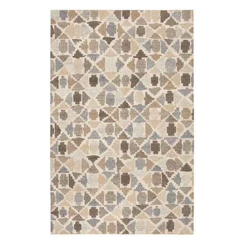 Rufus Stone Kilim Handwoven Wool Rug | Natural