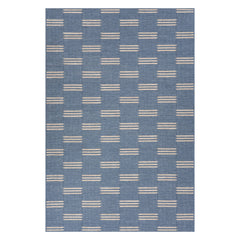 Ondine Coastal Indoor/Outdoor Custom Rug | Blue