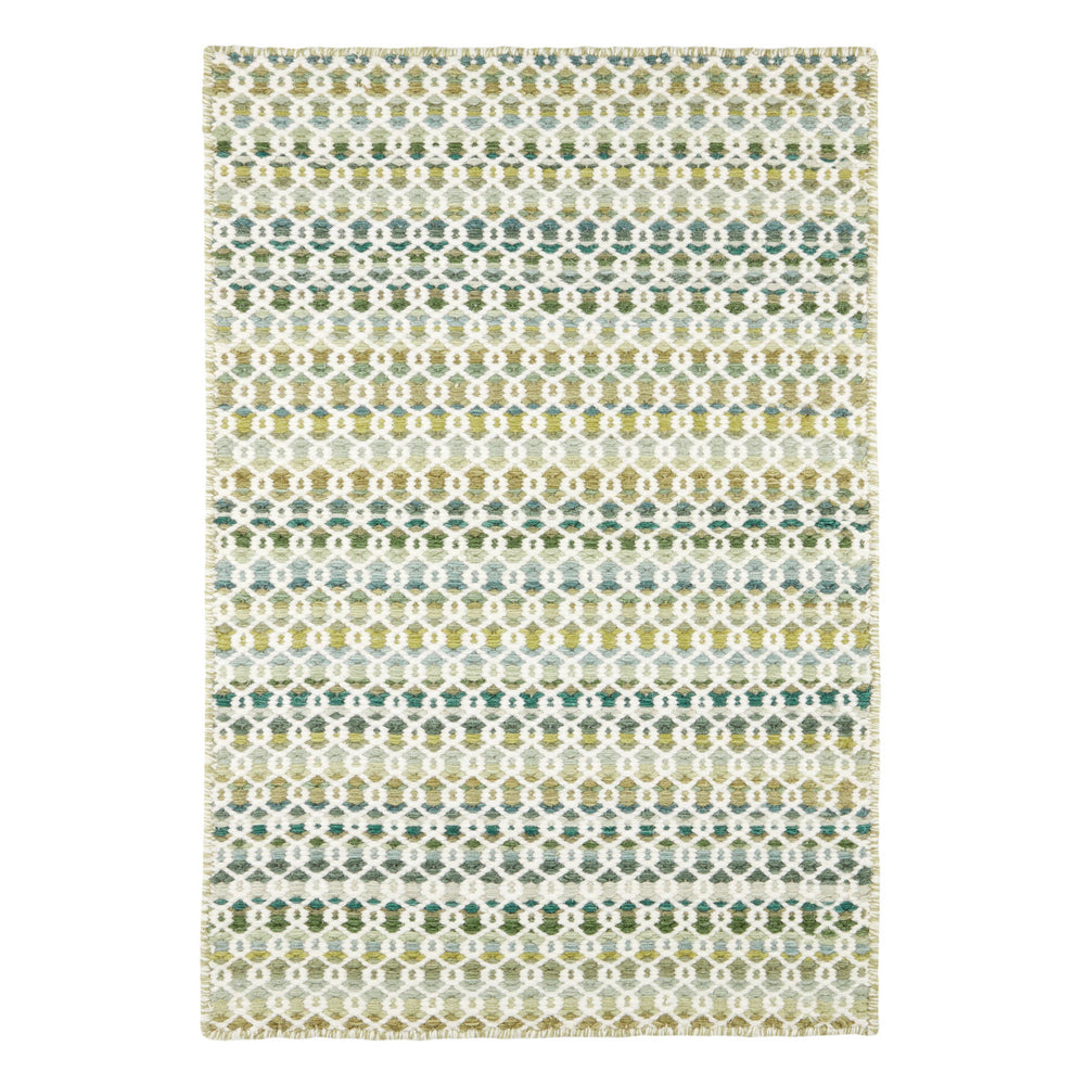 Poppy Handwoven Wool Rug | Moss
