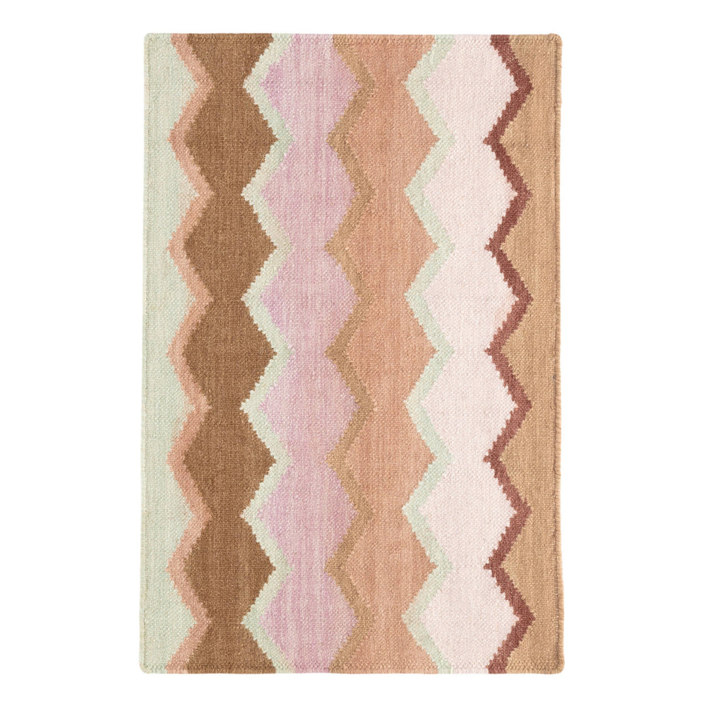 Safety Net Handwoven Wool Rug | Earth