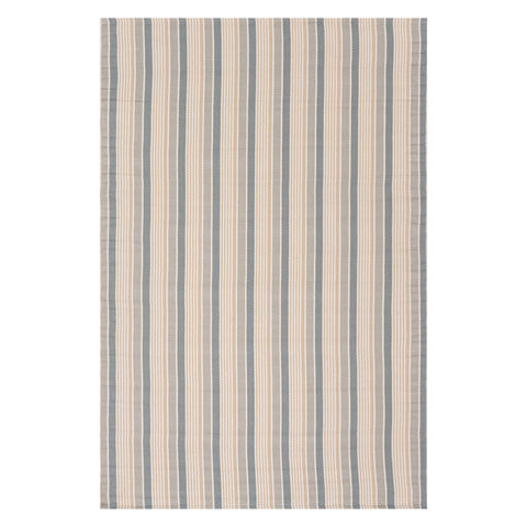 Mystic Stripe Handwoven Indoor/Outdoor Rug | Slate