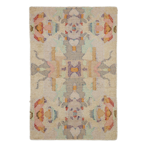 Chapel Hill Hand Loom Knotted Cotton Rug | Multi