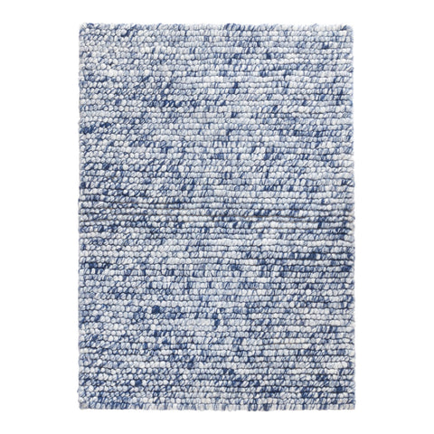 Niels Handwoven Wool/Viscose Rug | Navy