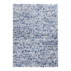 Niels Handwoven Wool/Viscose Rug | Navy