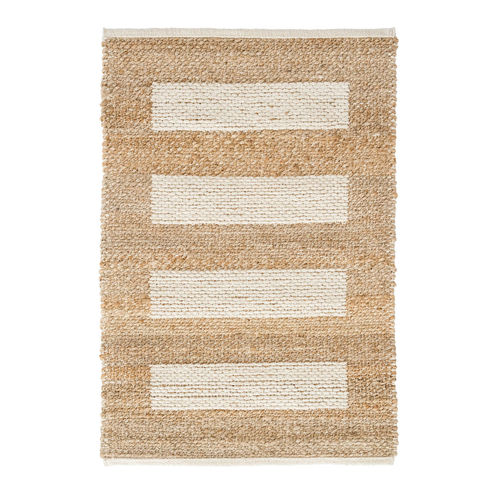 Milo Handwoven Jute/Cotton Rug | Ivory