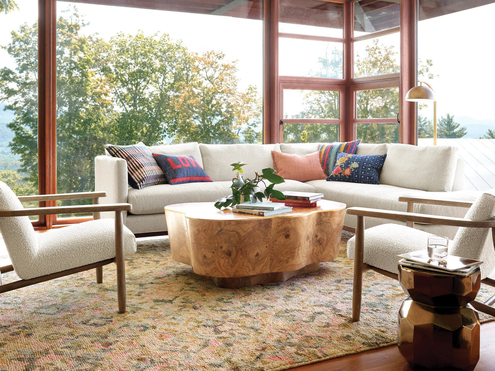 Paseo Sectional W/ Right Facing Chaise | Long Point Natural