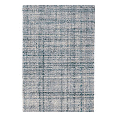 Harris Blue/Ivory Hand Micro Hooked Wool Rug