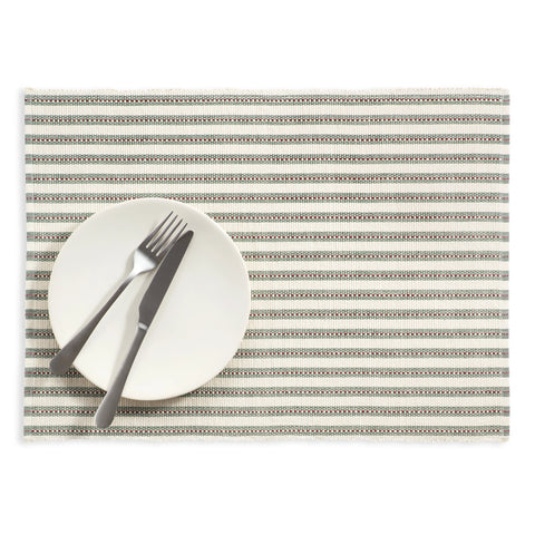 Bell Stripe Green Placemat Set of 4