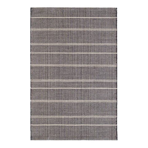 Samson Black Handwoven Indoor/Outdoor Rug