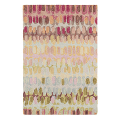 Paint Chip Pastel Hand Micro Hooked Wool Rug