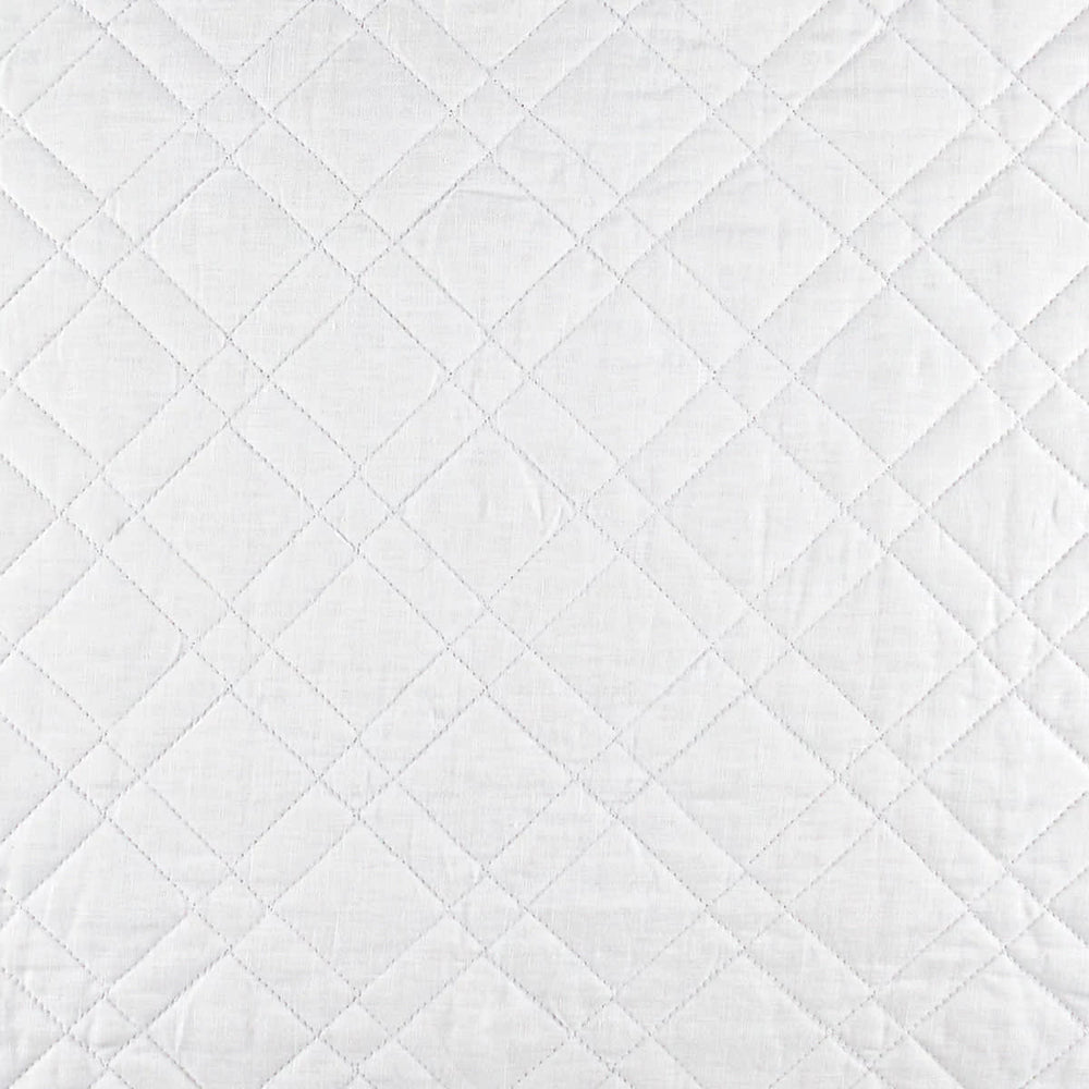 Washed Linen Swatch | White