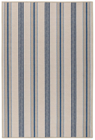 Nimes Ticking Machine Washable Rug | Neutral